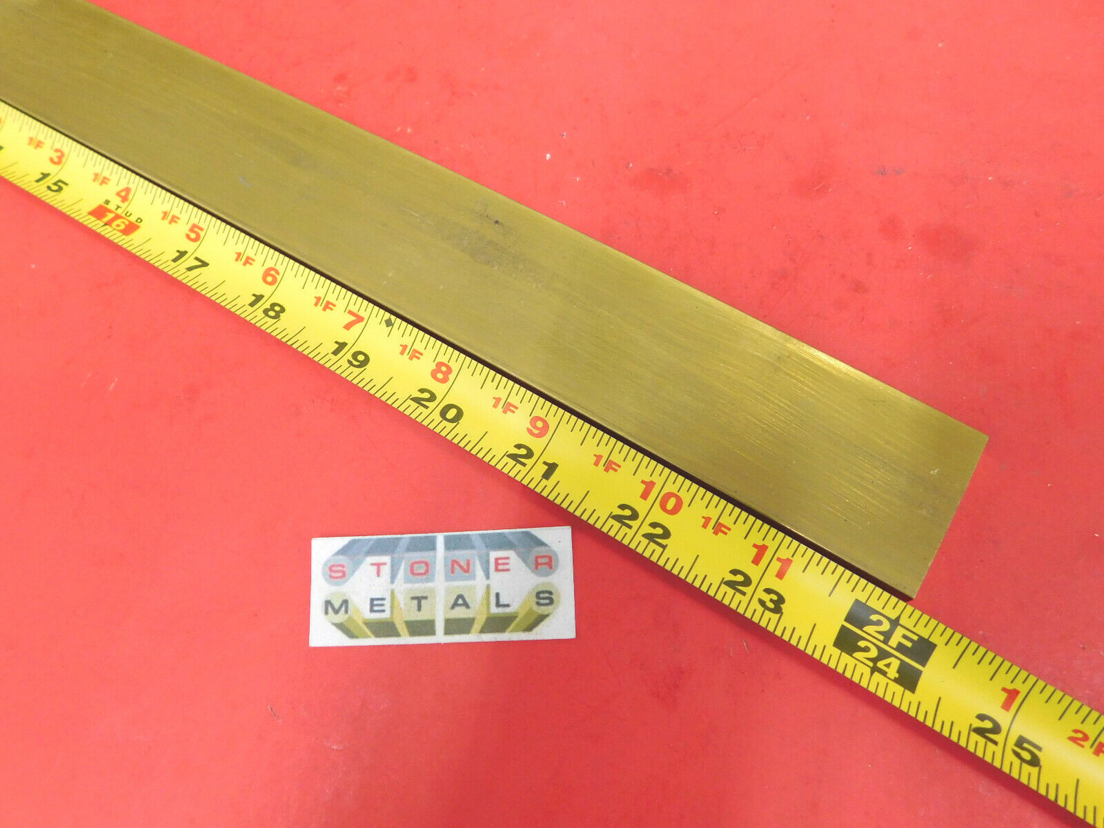 1/4″ x 1-1/2″ C360 BRASS FLAT BAR 24″ long Solid Mill Stock H02 .25″x 1.50″