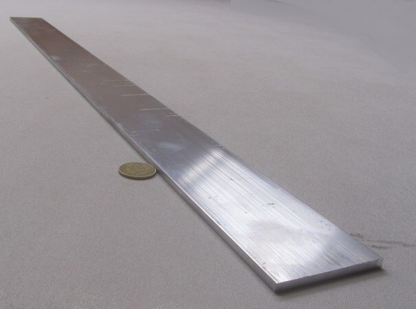 6061 T6511 Aluminum Bar, 3/16″ (.187″) Thick x 2 1/2″ Wide x 36″ Length
