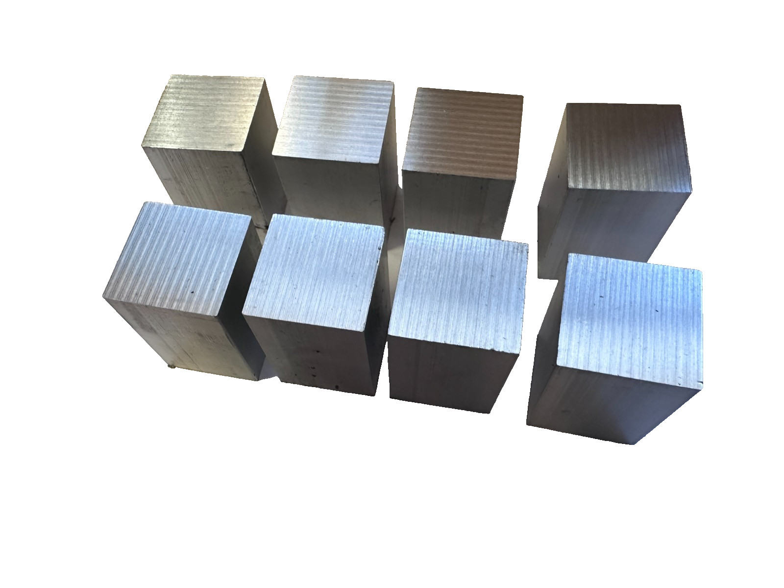 1.25 Aluminum Square Bar 6061 Length 1.875 Qty included in price 8 SKU110