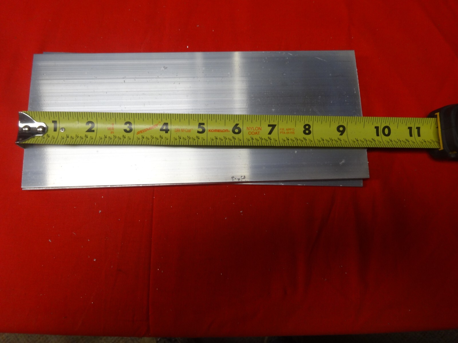 1/8″ x 4″ ALUMINUM BAR 3 PEICES 9 1/2″