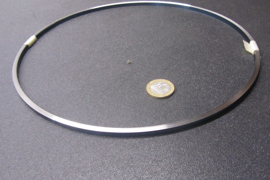 1095 Hard Blue Tempered Spring Steel Shim .012″ Thick x .187″ Wide x 25 Ft Long