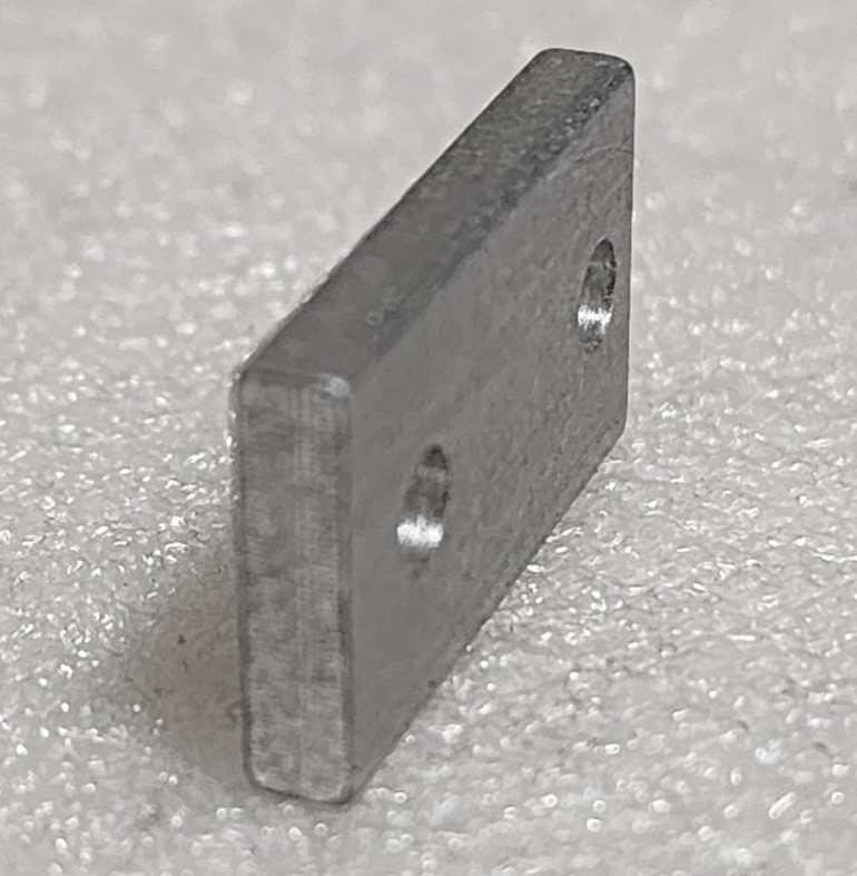 (QTY: 200) EM-J 61641-1, 61641 Aluminum Flat Bar REV. B, L7/8”x 1/2”x 1/8”