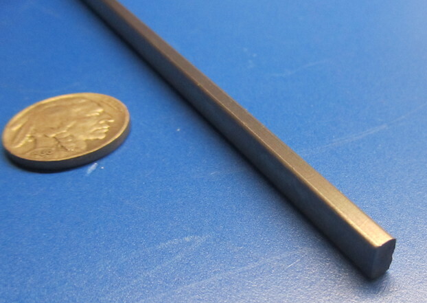 1018 Steel Bar, 1/8″ Thick x 1/4″ Wide x 24″ Length, 6 Pcs