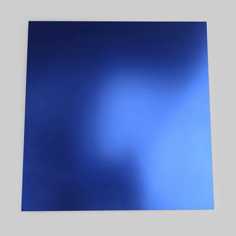Thick 0.5/0.8/1.0/1.5/2.0mm Blue Anodized Aluminum Alloy Plate 5052 Flat