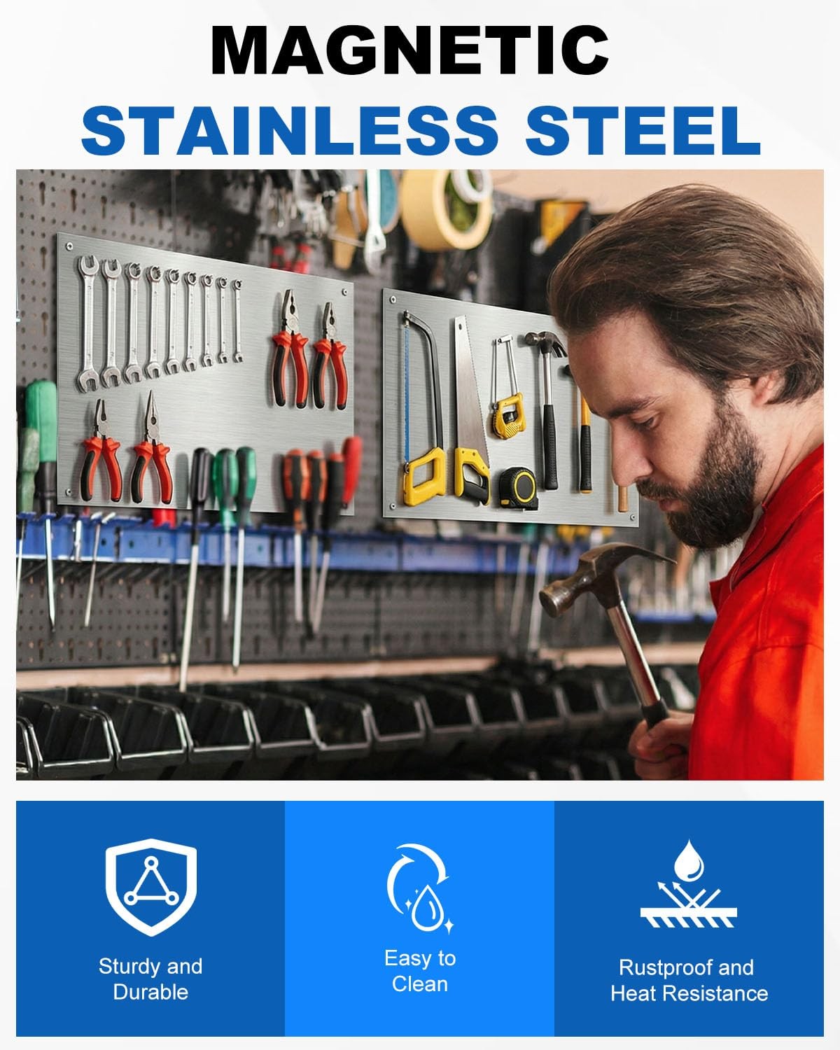 430 Stainless Steel Metal Plates, 8″ x 12″ x 1/16″ Sheets for Grey