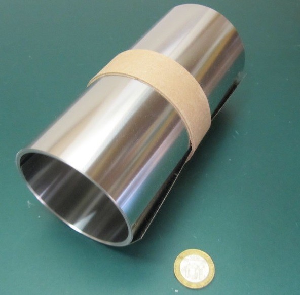 18-8 Stainless Steel Sheet, Full Hard, .015″ x 6.0″ x 100″, 1 Piece