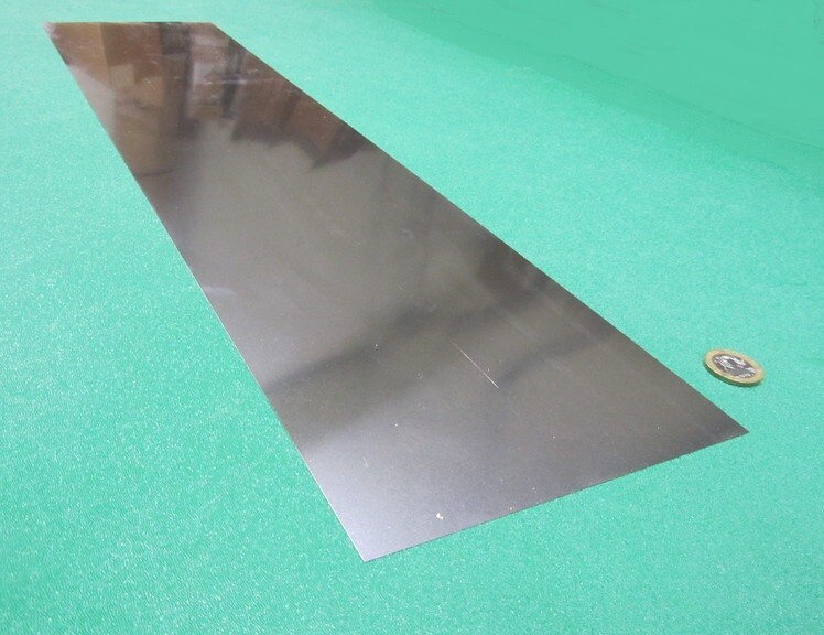 18-8 Stainless Steel Sheet, Full Hard, .020″ x 6.0″ x 25″