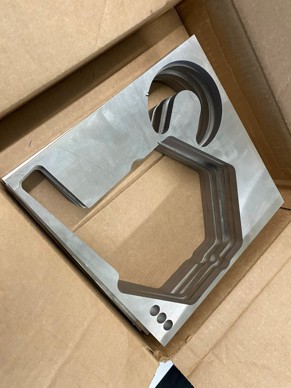 titanium plate sheet, 250 mm x 250 mm x 12 mm, six sheets, TP340H, 19 pounds