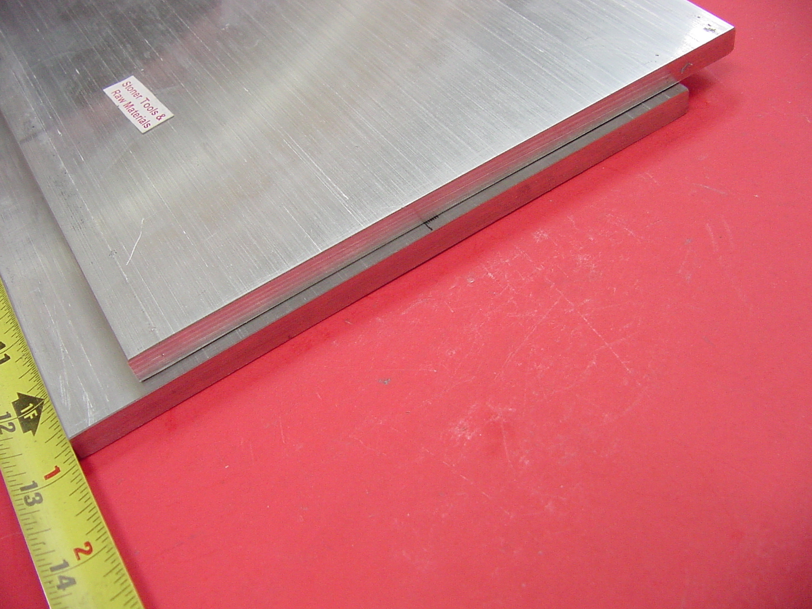 2 Pieces 3/8″ X 8″ X 12-3/4″ ALUMINUM 6061 FLAT BAR T6511 Extruded Stock Cut New