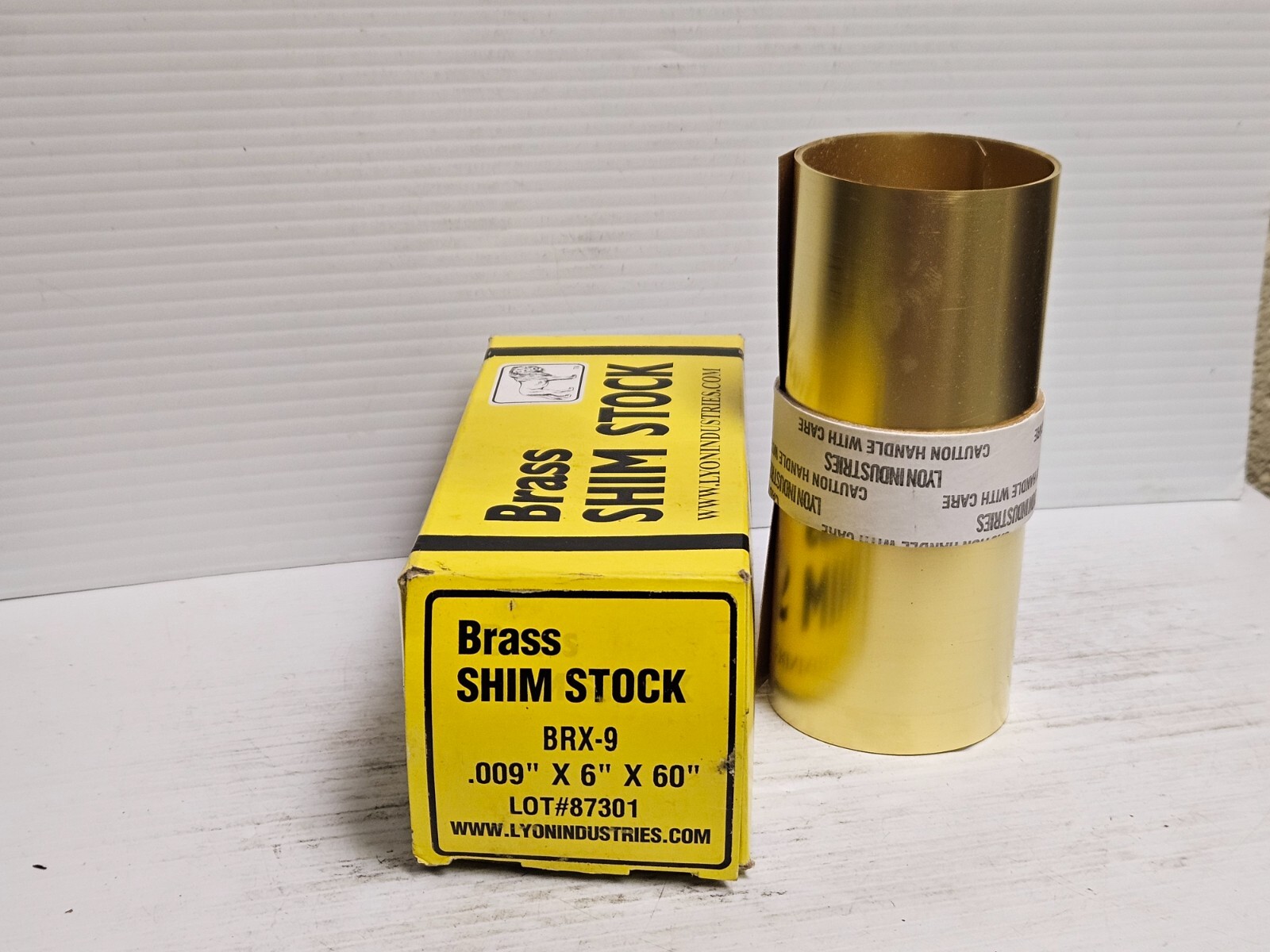 NEW LYON INDUSTRIES BRASS SHIM BRX-9 87301 .009″ X 6″ X 60″