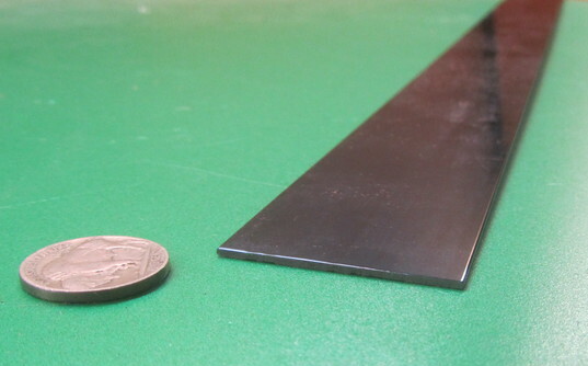 1095 Hard Blue Tempered Spring Steel Shim 0.032″ Thick x 1.50″ Wide x 60″ Long