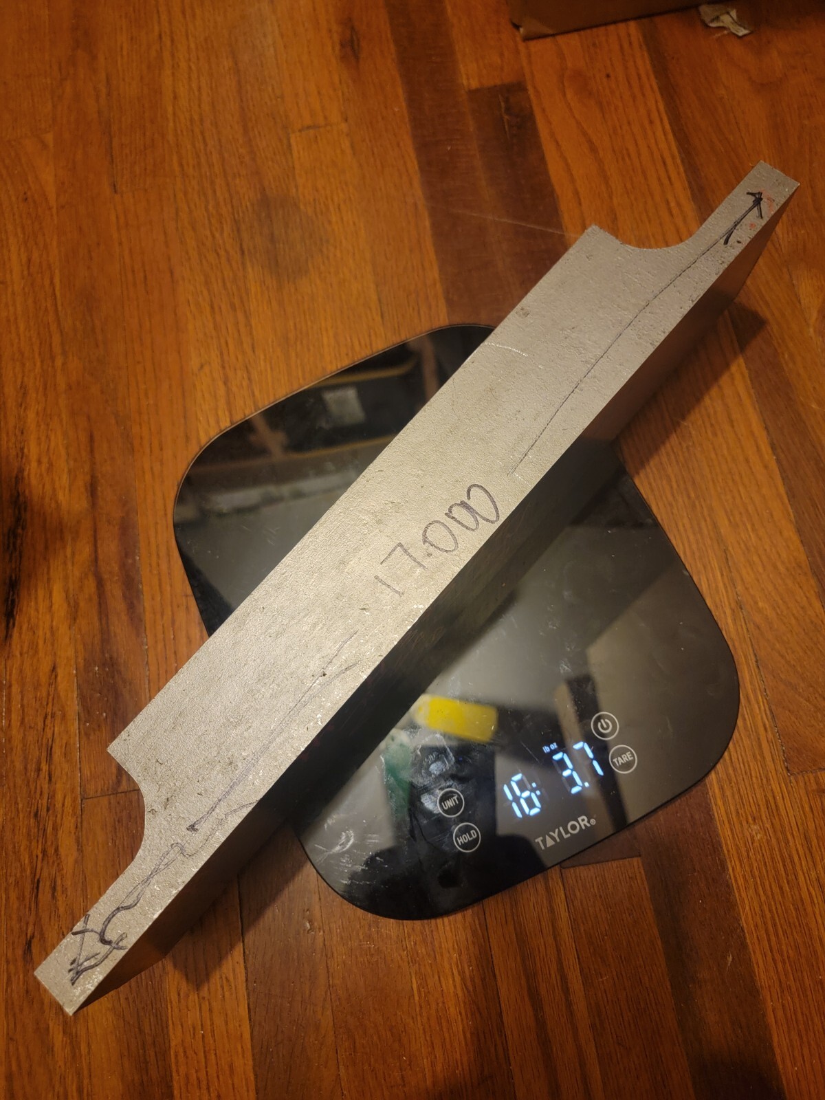 Titanium Ti 6AL-4V Plate 2.2” X 3.36” X 11.5” plus extra drop piece