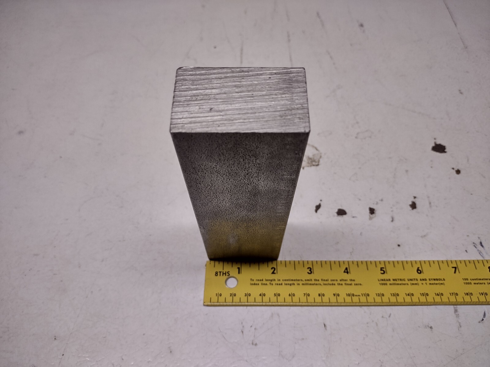 1-1/4″ X 2″ – 1018 COLD ROLLED BAR ( 1 ) PIECE – REMNANT STEEL – BAR END – NEW