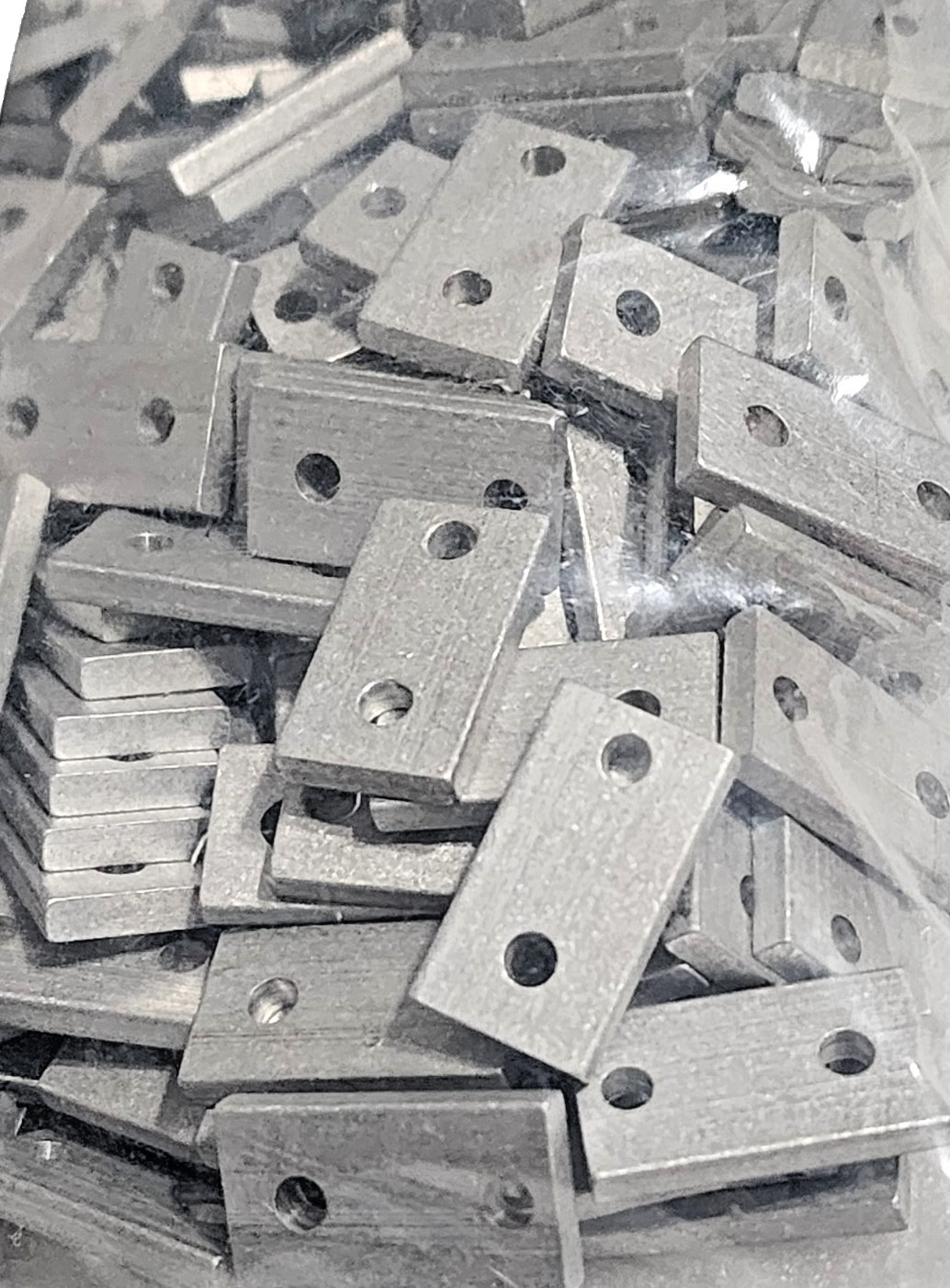 (QTY: 200) EM-J 61641-1, 61641 Aluminum Flat Bar REV. B, L7/8”x 1/2”x 1/8”