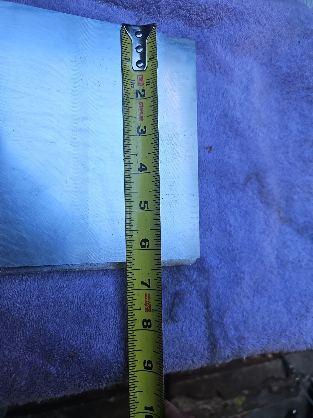 KAISER aluminum plate 6061-T651 3/4″ X 13-1/2″” X 6-1/4″ Made In USA