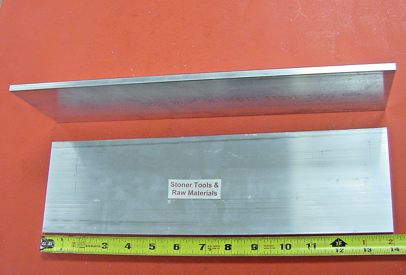 2 Pieces 1/4″ X 4″ ALUMINUM 6061 T6511 FLAT BAR 14″ long Extruded Mill Stock