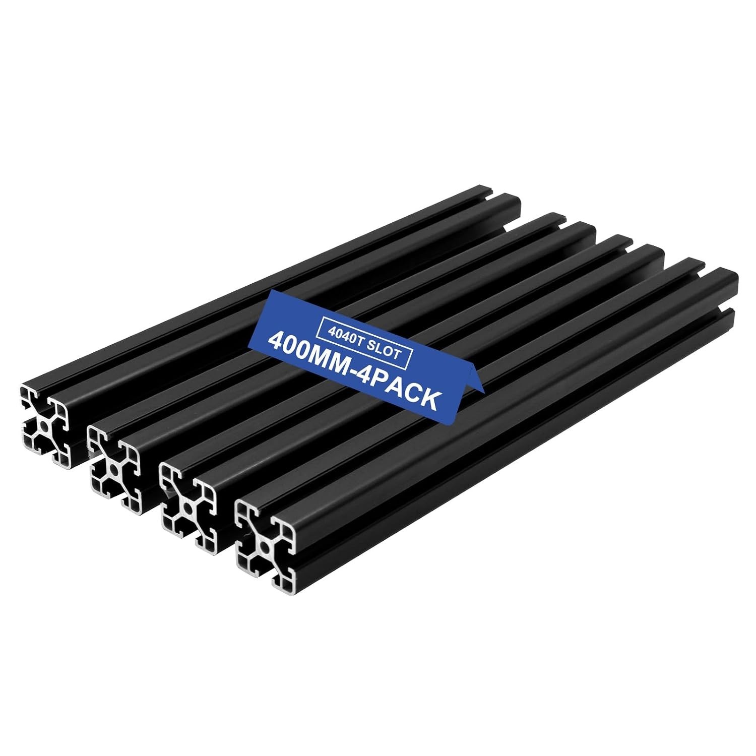 Versatile 4040 T-Slot Aluminum Extrusions 400mm Black – DIY and 3D Printers