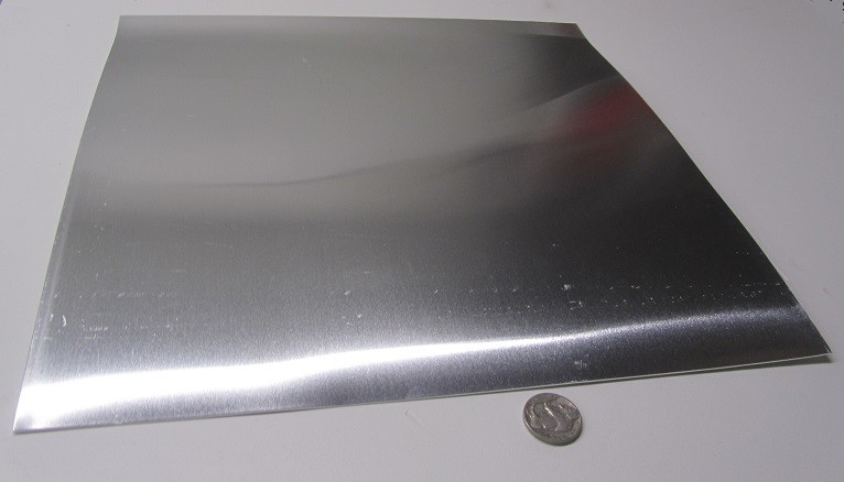1100 Aluminum Sheet Softened (O) .032″ (1/32″) Thick x 12.0″ Wide x 12.0″ Long