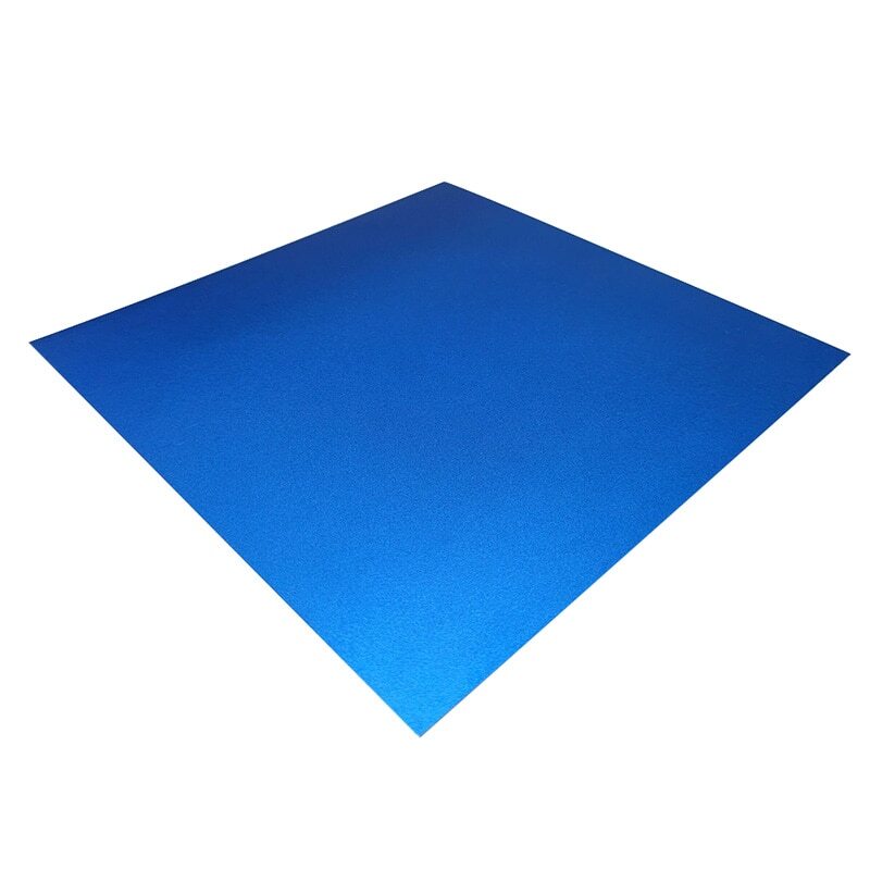 Thick 0.8/1/1.2/1.5/2.0mm Matte Blue Anodized Aluminum Alloy Plate Flat Sheet
