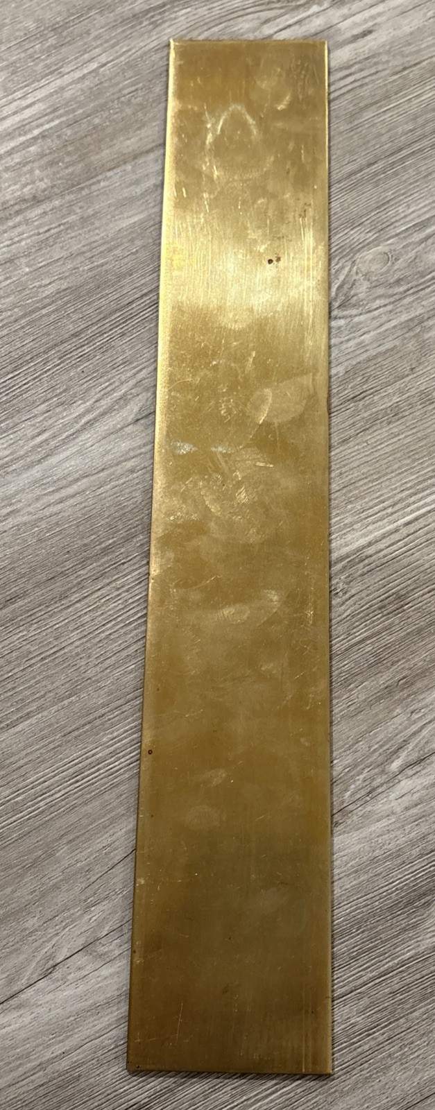 K&S Brass Thick Metal Strip 12 L x 2 W in. Precision Metals