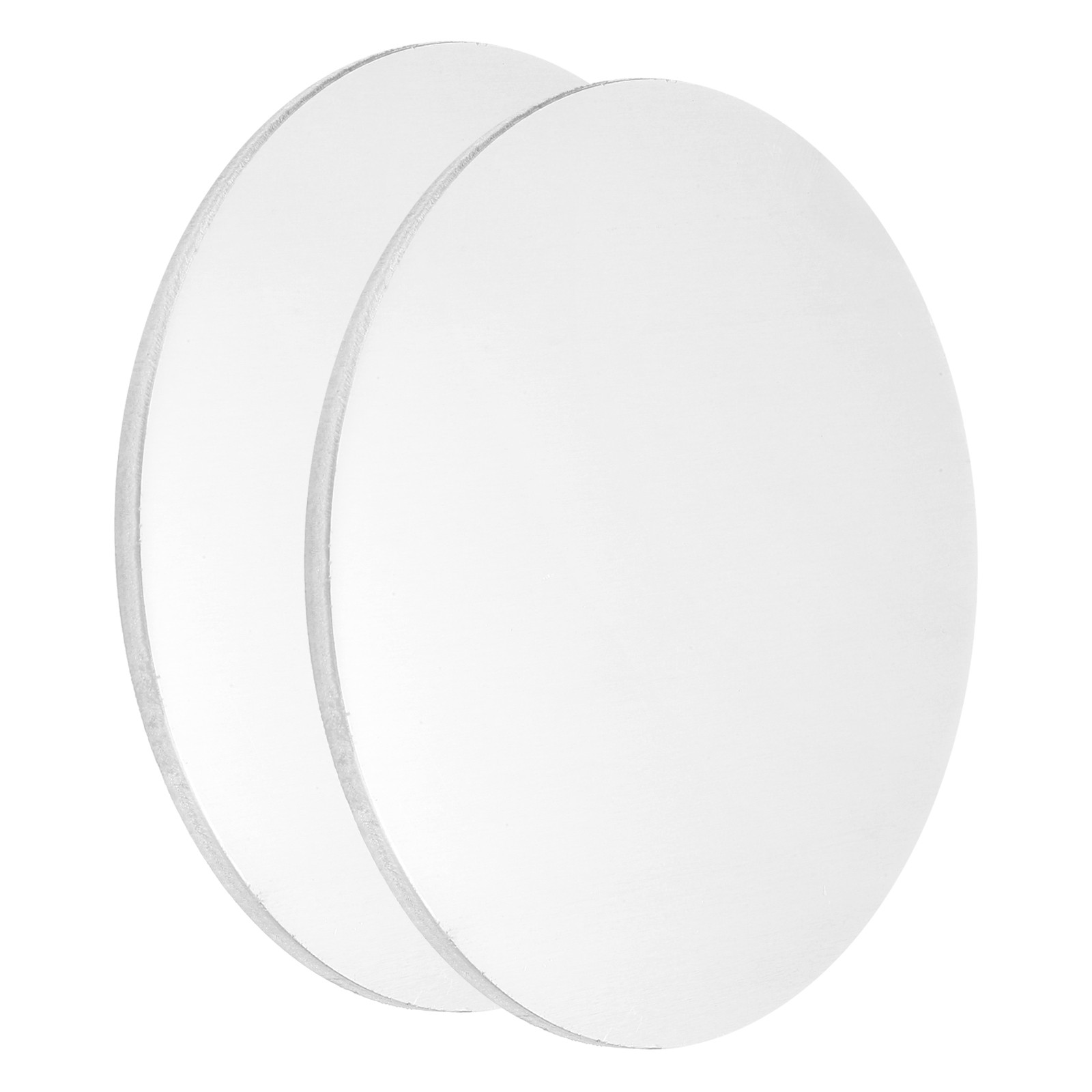 2Pcs Aluminum Disc, 4″(100mm) Dia 0.14″(3.5mm) Thick Round 1060 Aluminum Sheets