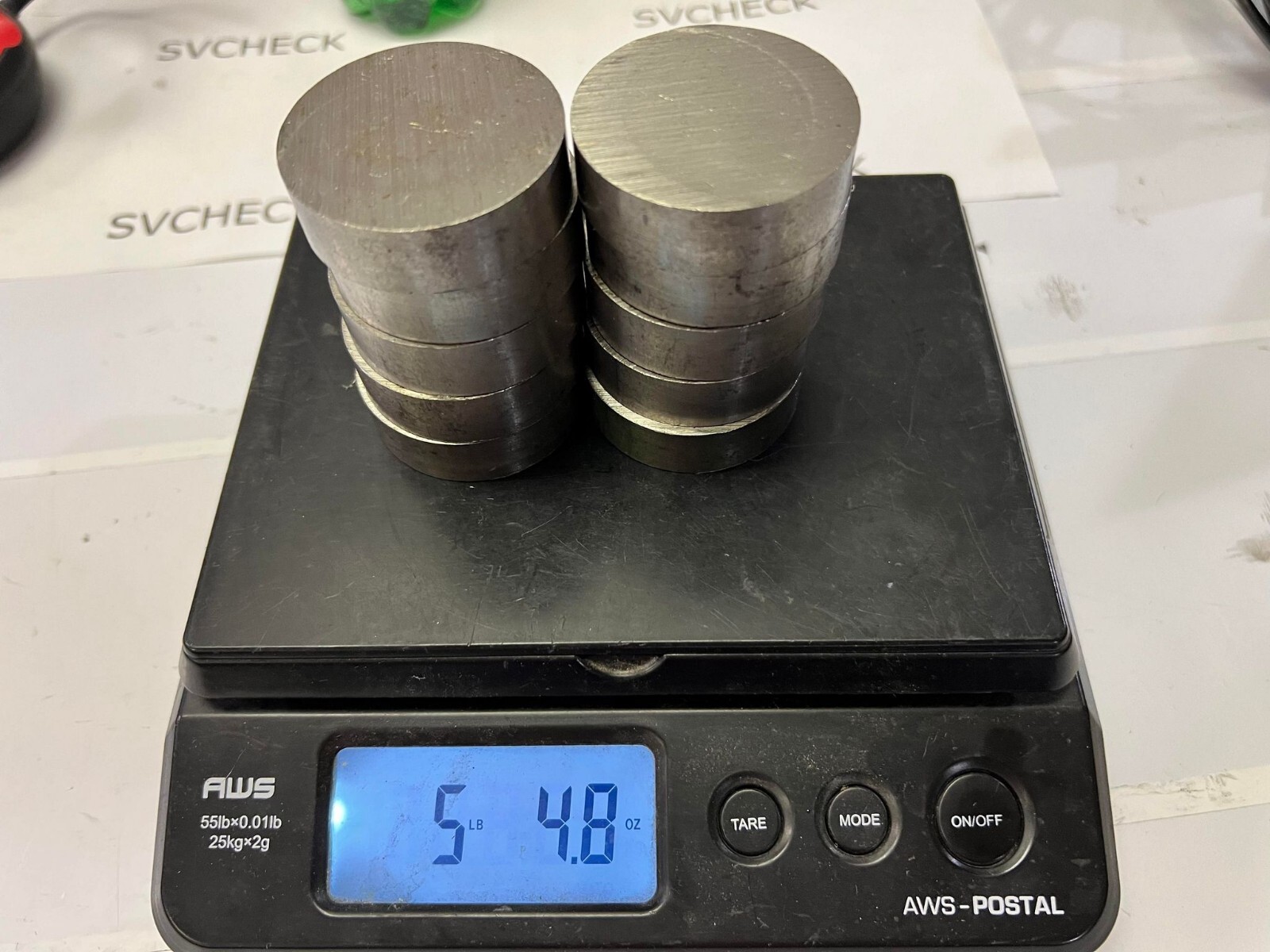 LOT of 10 304 SST Stainless Steel Alloy 2”x 5/8” Block 5,5 Pounds