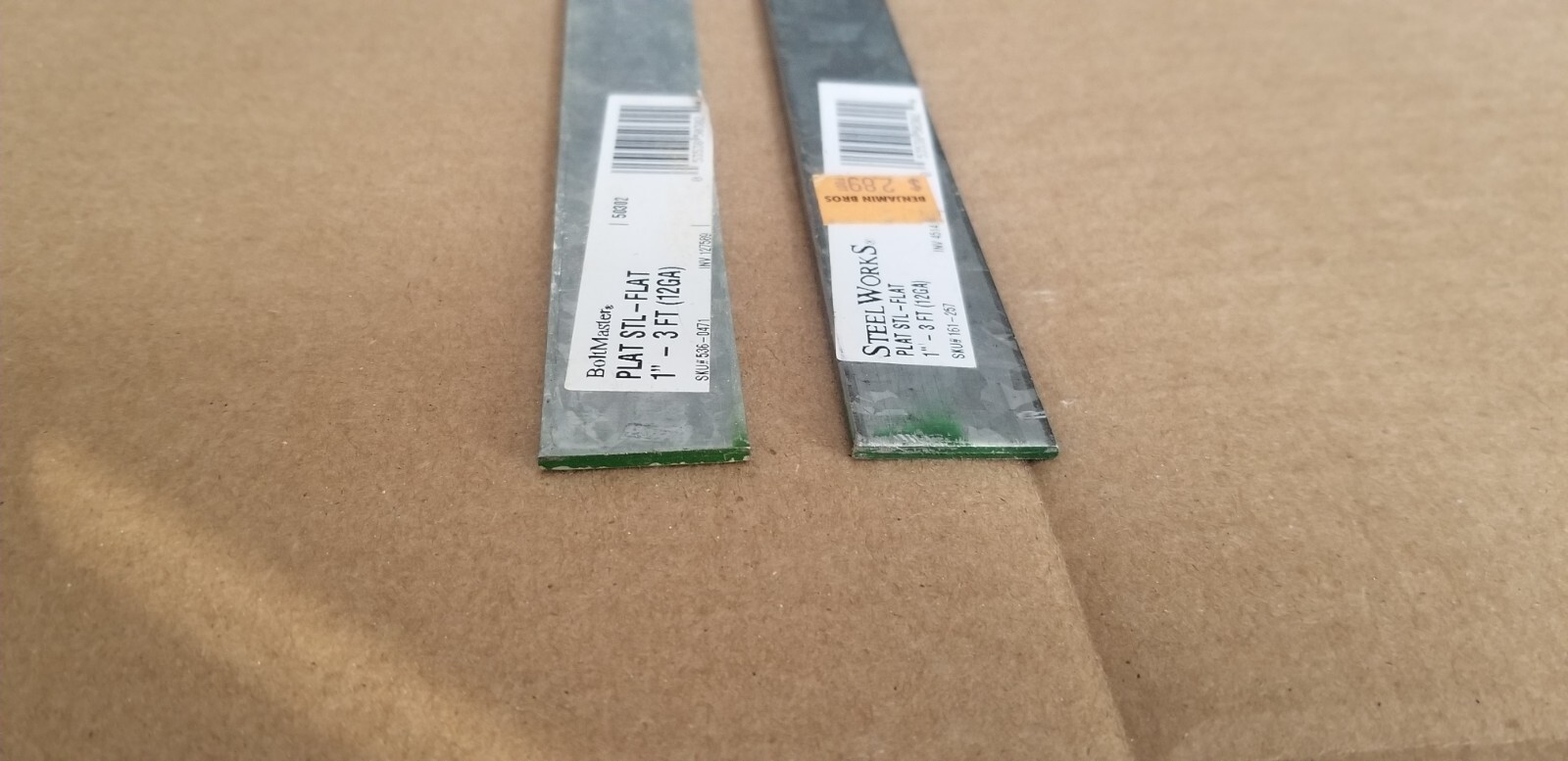 Steel Works & Boltmaster Plat Steel-Flat 1″, VGC