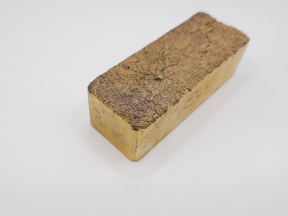 Bronze CuSn12 1kg Ingot, Lead-Free Tin Bronze for Casting & Decor