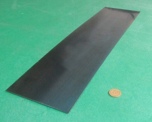 1095 Full Hard Spring Steel Shim 0.005″ Thick x 6.0″ Width x 25″ Length