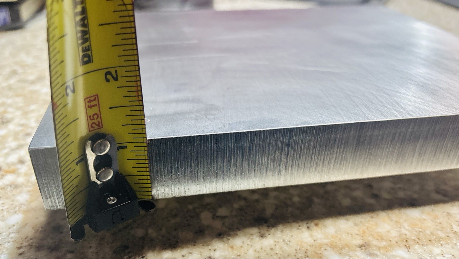 1″ x 7-1/2″ x 8-7/8″ long Stainless Steel Flat Bar Solid Stock Sheet Machining