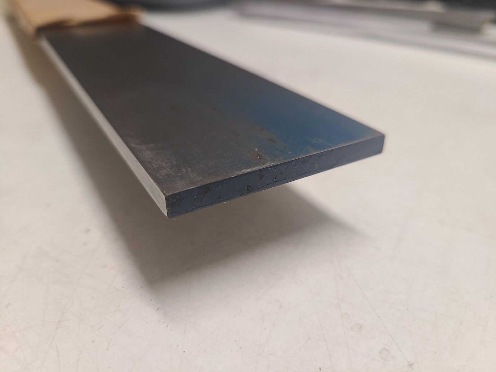 D2 Tool Steel 1/16″ x 1-1/2″, 18″ long bar, Knife Making Stock, Billet