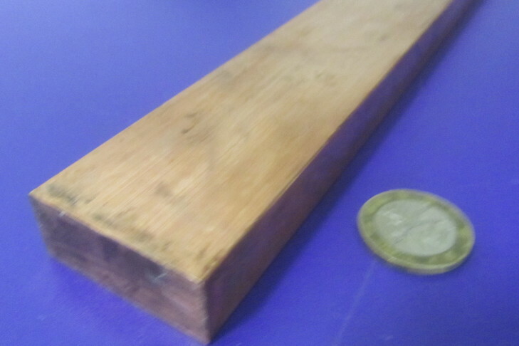 182 Copper Bar 5/8″ Thick x 1 1/2″ Wide x 6 Foot Length