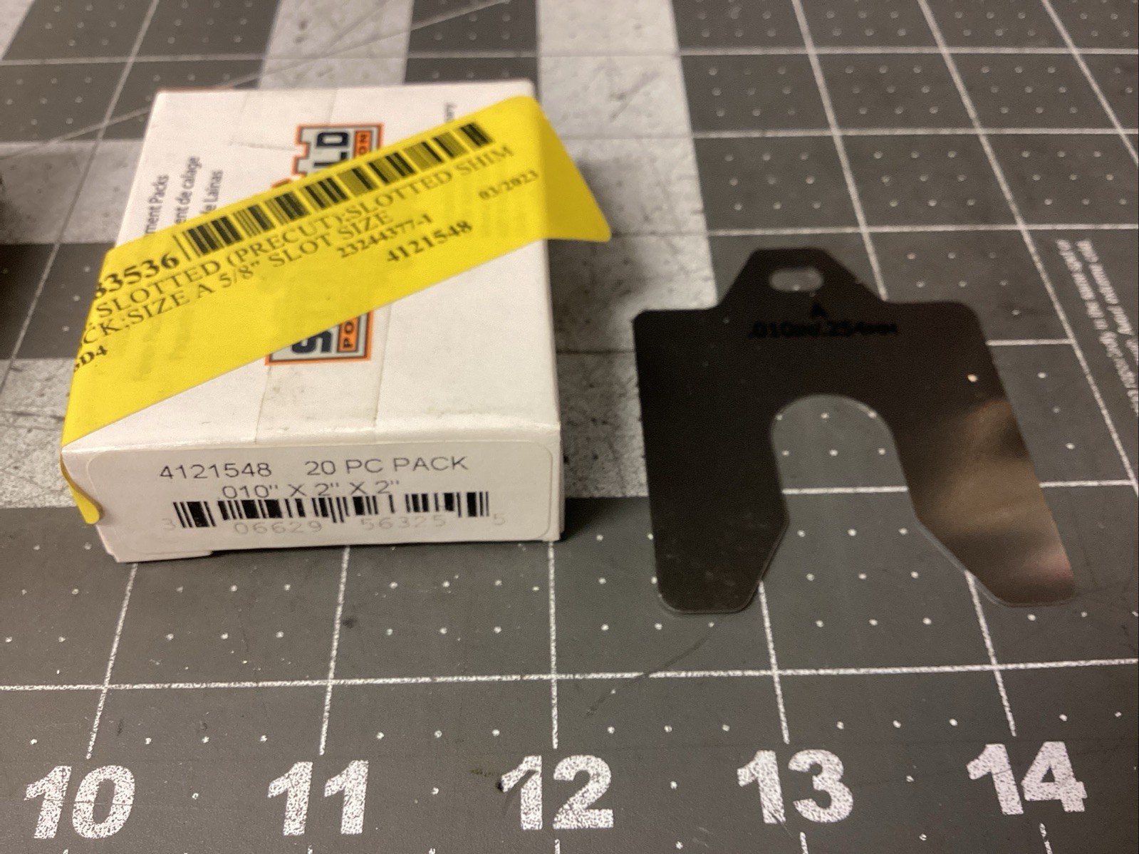 STRONGHOLD A .010IN/.254MM SLOTTED SHIM REPLACEMENT 20PCS (LXE6B)