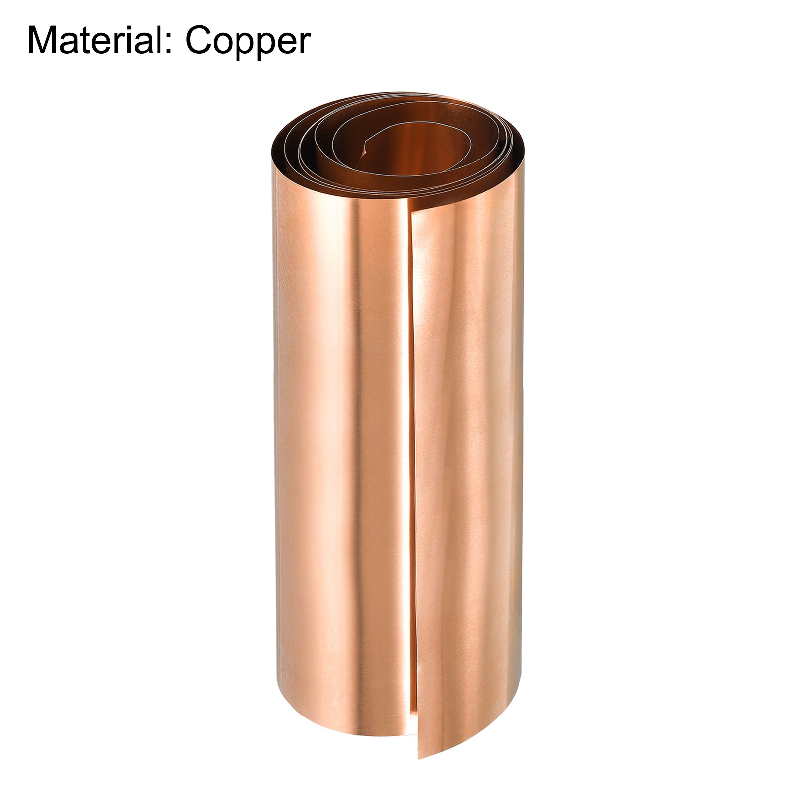 Copper Sheet Roll, Metal Foil Plate 1000mm x 150mm x 0.15mm
