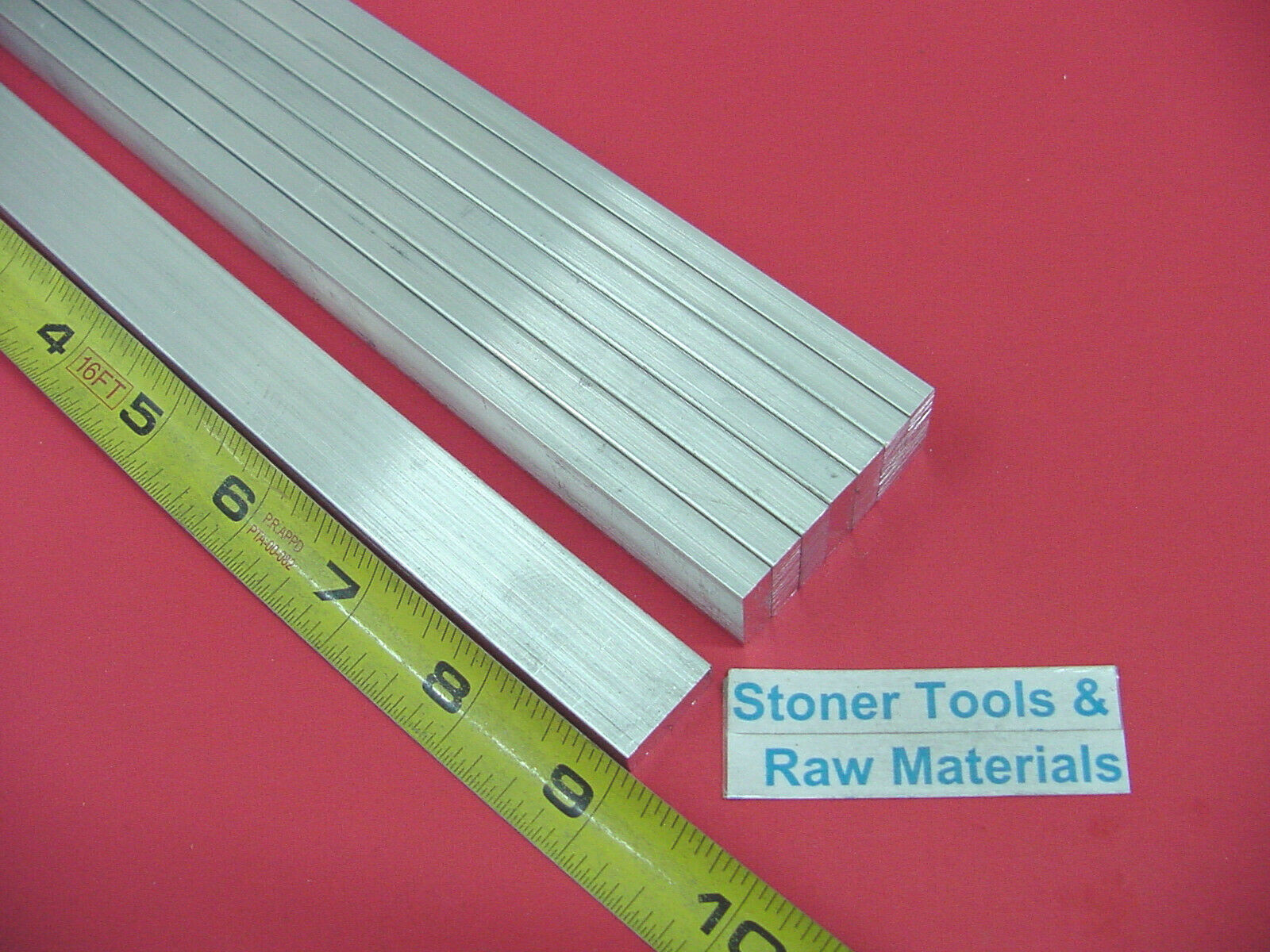 8 Pieces 1/4″ X 3/4″ ALUMINUM 6061 FLAT BAR 9″ long Solid T6 Extruded Mill Stock