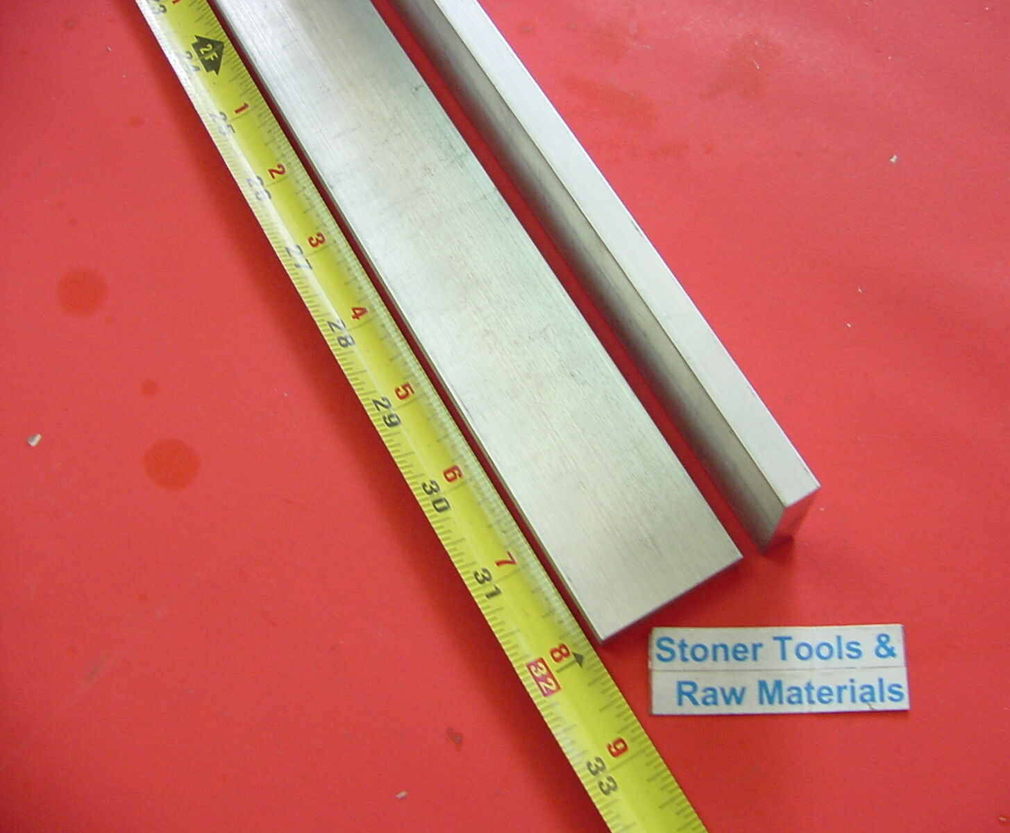 2 Pieces 3/8″ X 1-1/2″ ALUMINUM 6061 FLAT BAR 32″ long Solid Extruded Mill Stock