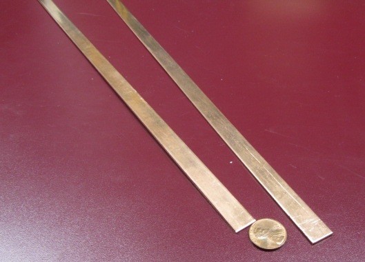 110 Copper Bar 1/2 Hard, 1/16″ Thick x 1/2″ Wide x 36 Inch Length, 2 Units