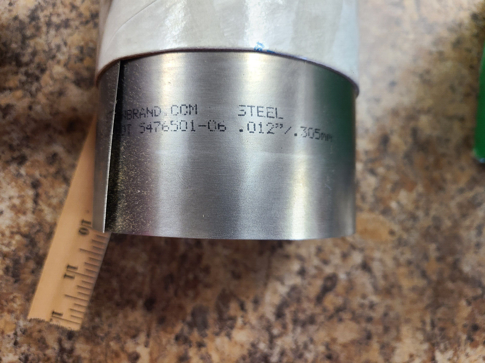 PRECISION BRAND STEEL SHIM ROLL 16715 .012X6″X180″