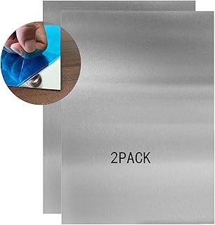 430 Stainless Steel Metal Plates, 12″ x 6″ Inch, Suitable for Magnetic Installat