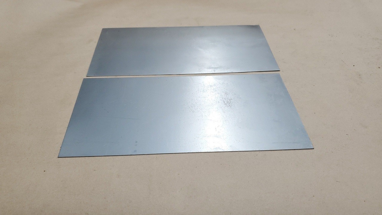 Sheet Metal 20ga Cold Rolled Steel (.035″) 6″x12″ (+/- 1/8″) Lot of 2