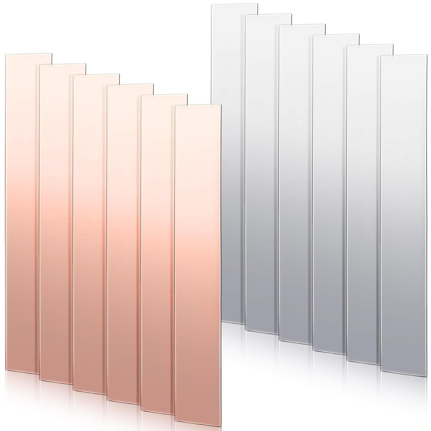 6 Pcs 99.9% Copper and Zinc Anode Sheets – Ideal for Electroplating Applications