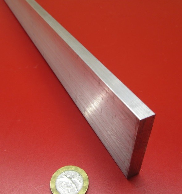 5052 Aluminum Bar, (1/4 Hard H32) .375″ (3/8″) Thick x 2.0″ Width x 24″ Length