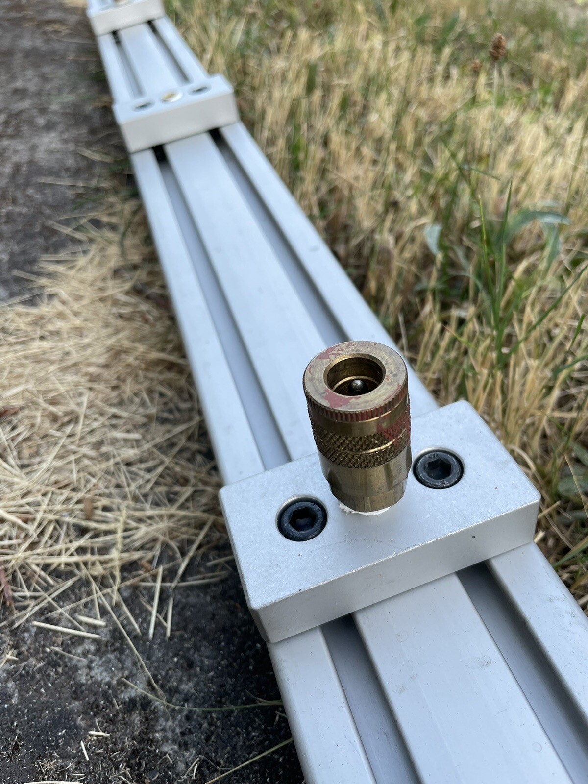 80/20 Air/Pneumatic Manifold 69” Long – 1530 1.5”x3” T-Slot Aluminum w/Power