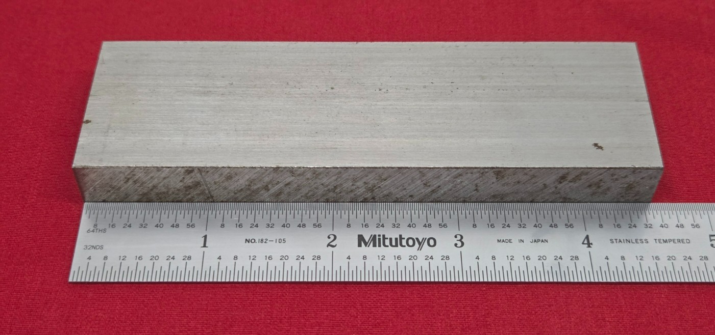 D2 Tool Steel Block Billet 4.59″ L x 1.405″ W x 0.49″ Thick – 14.11 Oz.