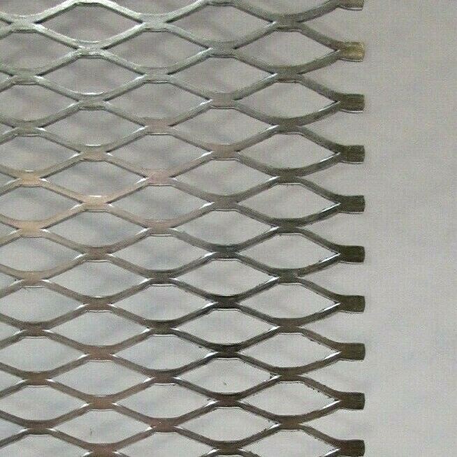 1/2″-#16 GAUGE- 304 STAINLESS STEEL FLATTENED EXPANDED METAL–10-1/2″ X 20-3/8″