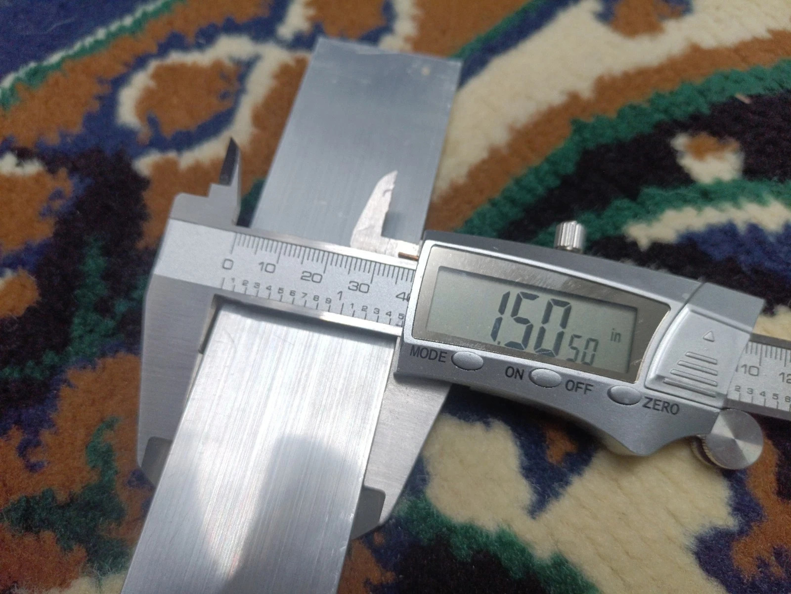6061 Aluminum Flat Bar, 1/4″ x 1-1/2″ x 17″ long, Solid Stock, Plate