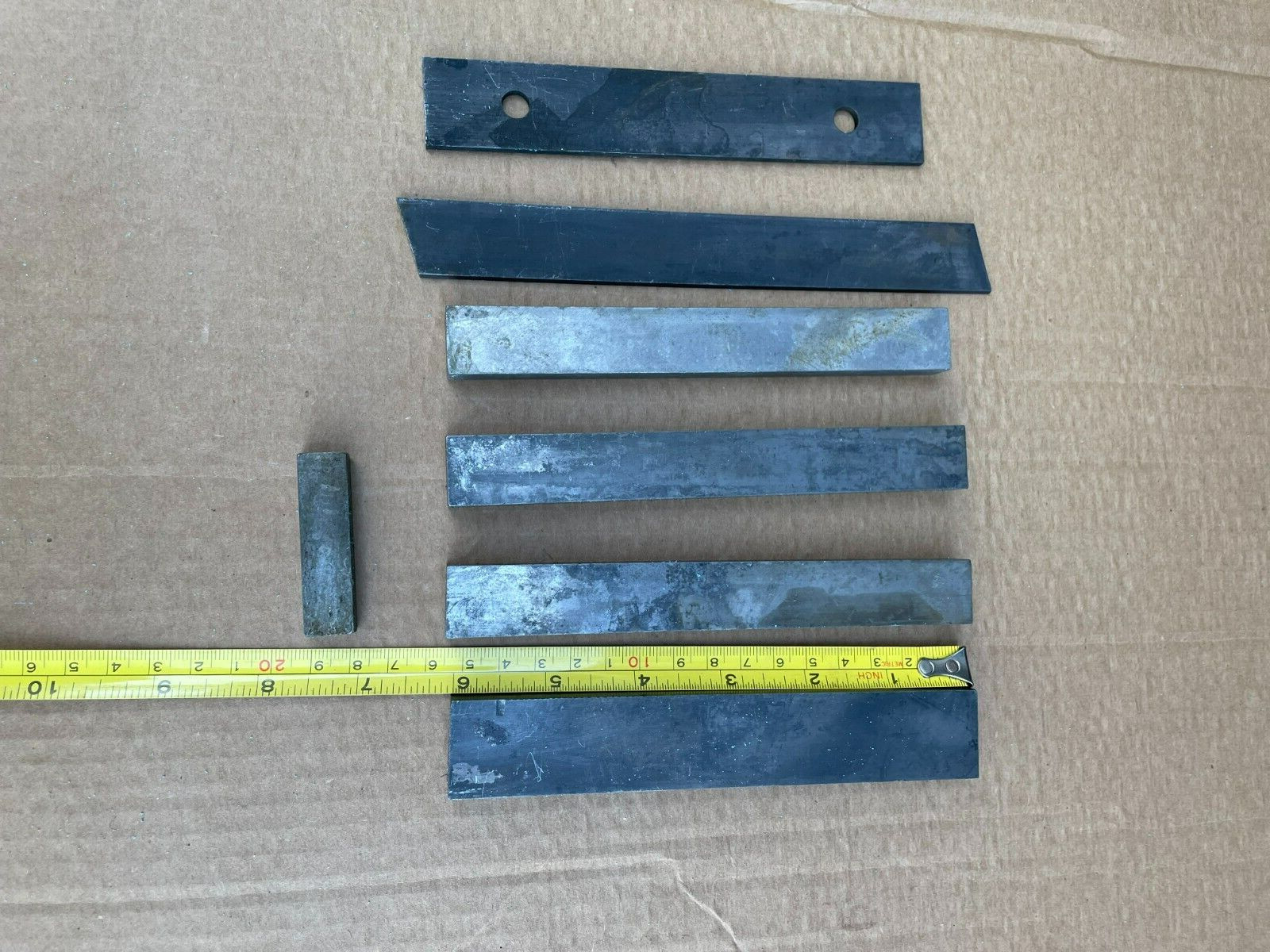 Steel Flat Bar Various Lengths, 1/2″ x 3/4″ & 1/2″ x 1″ Flat Bar Steel (7 Pcs)