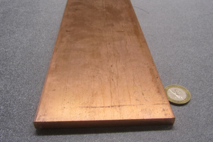 110 Copper Bar 1/2 Hard, 5/16″ Thick x 4.0″ Wide x 24 Inch Length