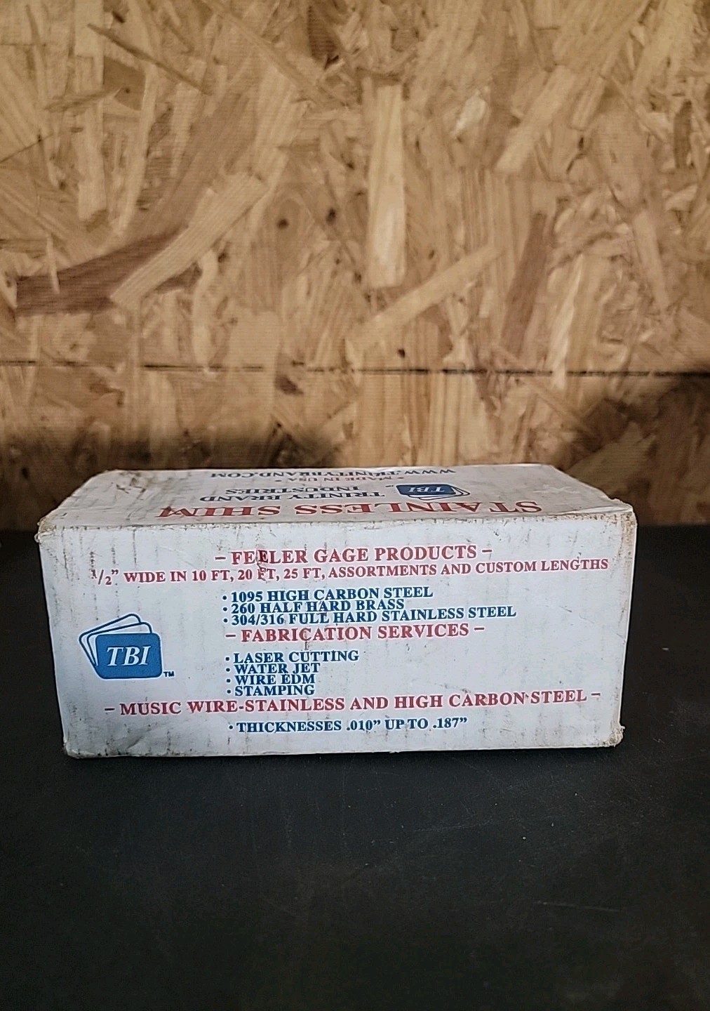 Metal Shim Stock: Roll, 0.0050″ Thick, 50″ Long, 6″ Wide, 302 Stainless
