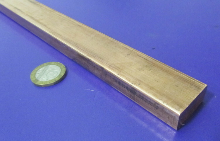 182 Copper Bar 1/2″ Thick x 1.0″ Wide x 6 Foot Length